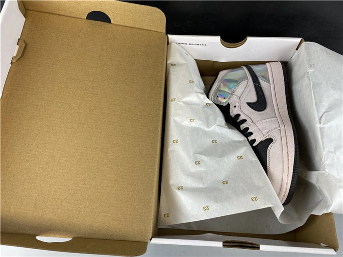 MaikeSneakers Jordan1 Mid Dirty Powder Iridescent BQ6472- ComfortFit 3746
