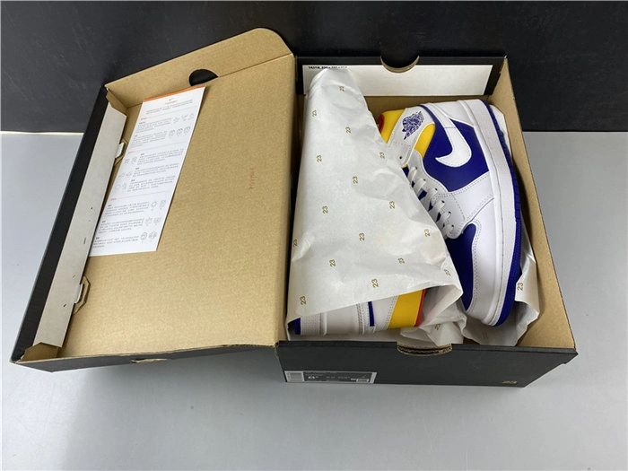 Cheap Durable Jordan1 Mid Royal Blue Laser Orange 554724- 3774