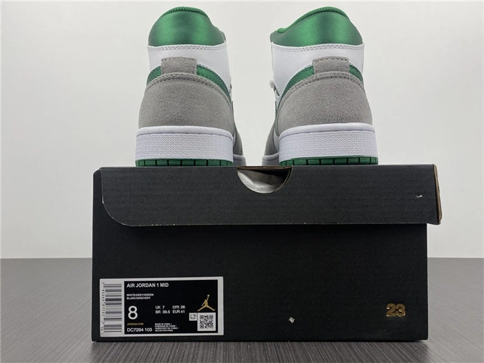 Firstbag ru Jordan1 Mid SE Grey Green DC7294- Comfortable 3705
