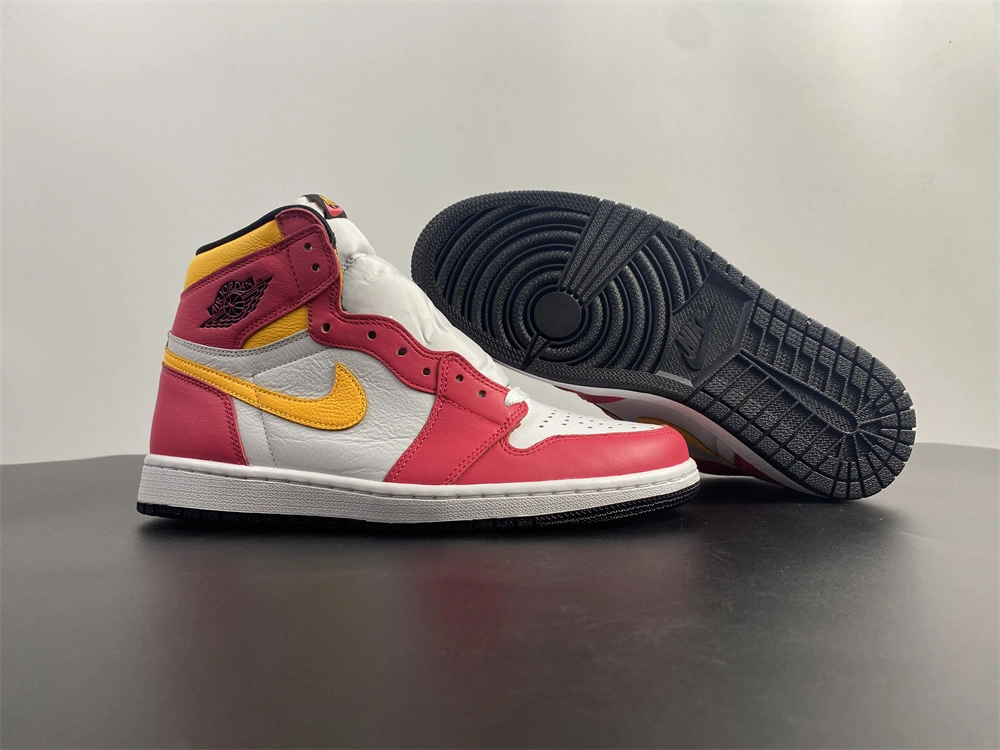 MaikeSneakers Reliable Jordan1 OG Light Fusion Red 555088- 3730