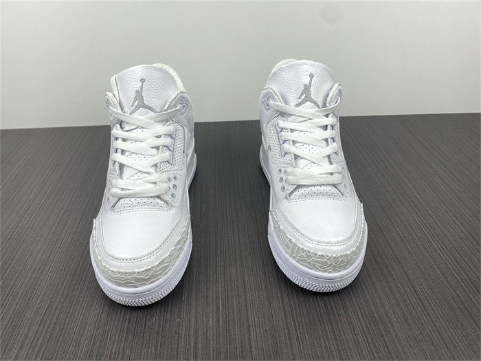 Affordable Affordable ComfortFit Jordan3 Pure White 429487- 3846