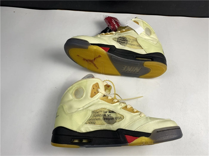 Cheap Jordan5 Off-White Sail DH8565- Contemporary 3978