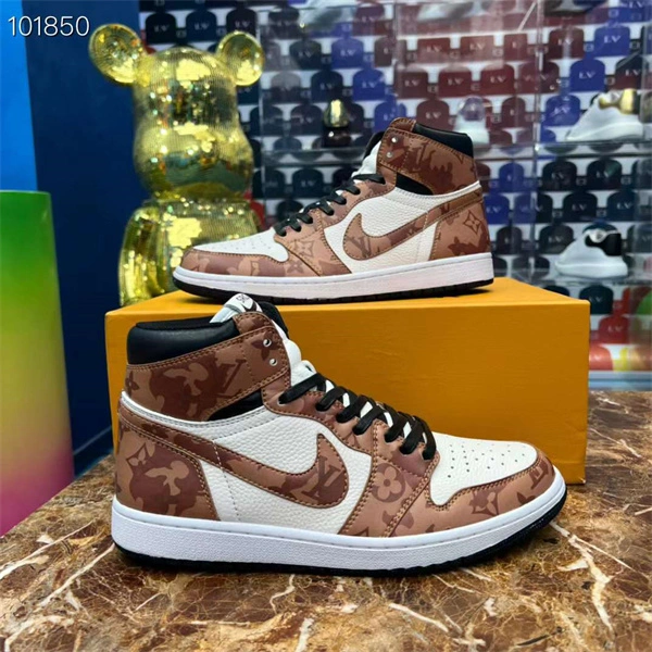 Affordable LV x OFF-WHITE x Nike Air Jordan EyeCatching 1977