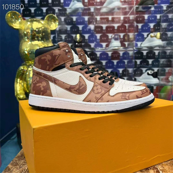 Affordable LV x OFF-WHITE x Nike Air Jordan EyeCatching 1977