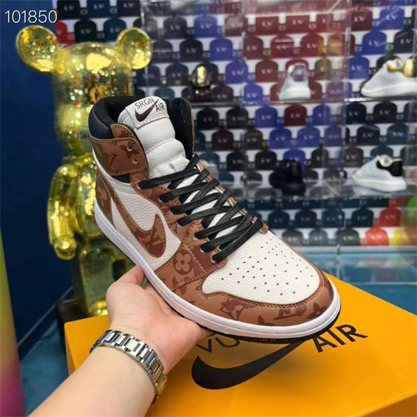 Affordable LV x OFF-WHITE x Nike Air Jordan EyeCatching 1977