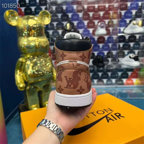 Affordable LV x OFF-WHITE x Nike Air Jordan EyeCatching 1977