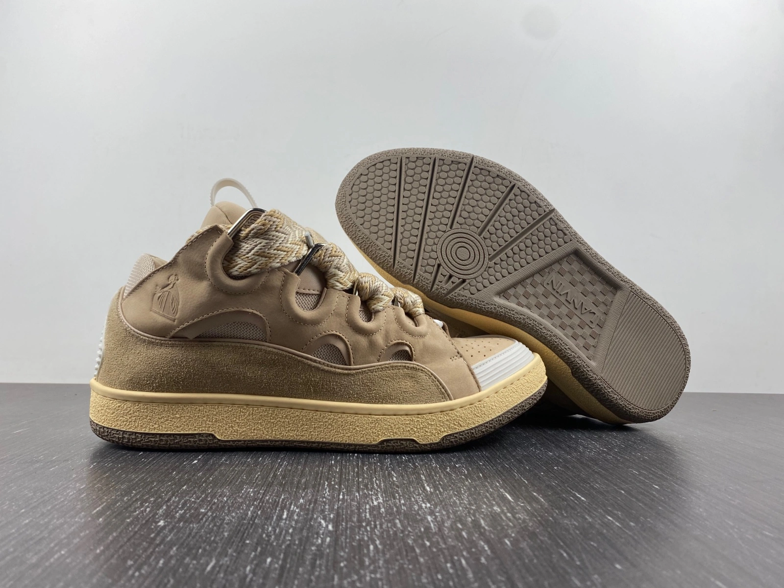 Cheap MAX Lanvon Curb Sneaker Ecru FM-SKRK11-DRAG-E Sporty 953