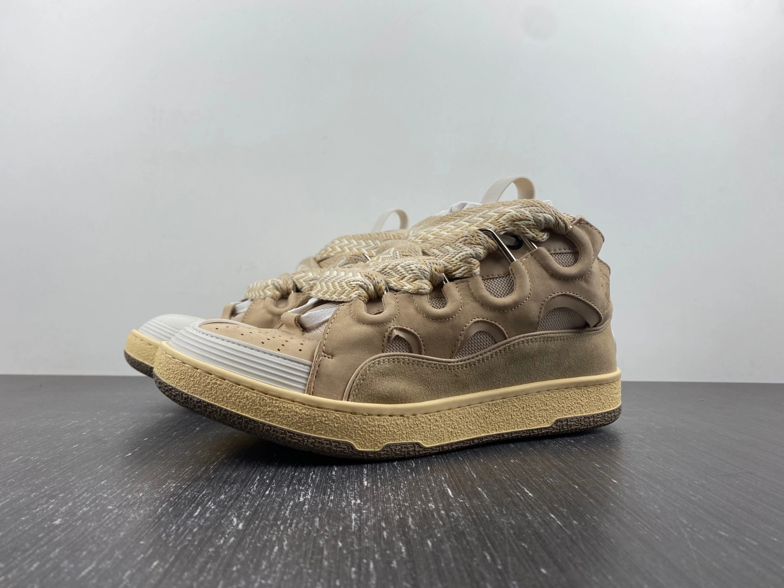 Cheap MAX Lanvon Curb Sneaker Ecru FM-SKRK11-DRAG-E Sporty 953