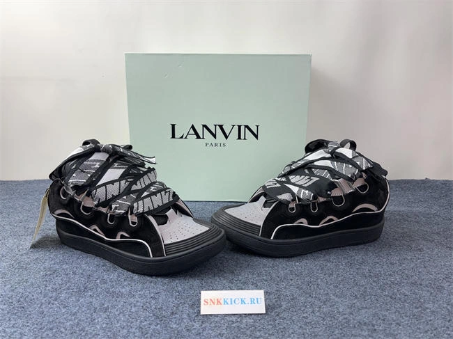 Fashionrepsfam ru Lanvon Curb SneakerBlack Grey FM-SKRK11-REFL-P Versatile 811