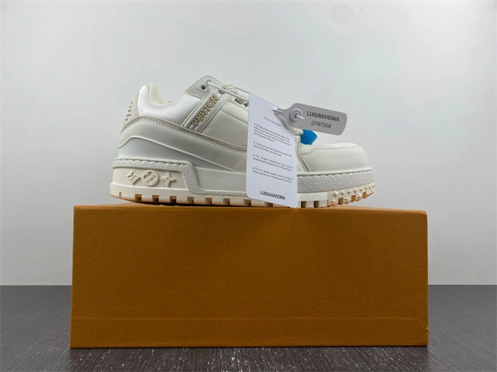 Rep MAX WaterResistant Luis Vitton LV Trainer Maxi White 1AB8RN 1709