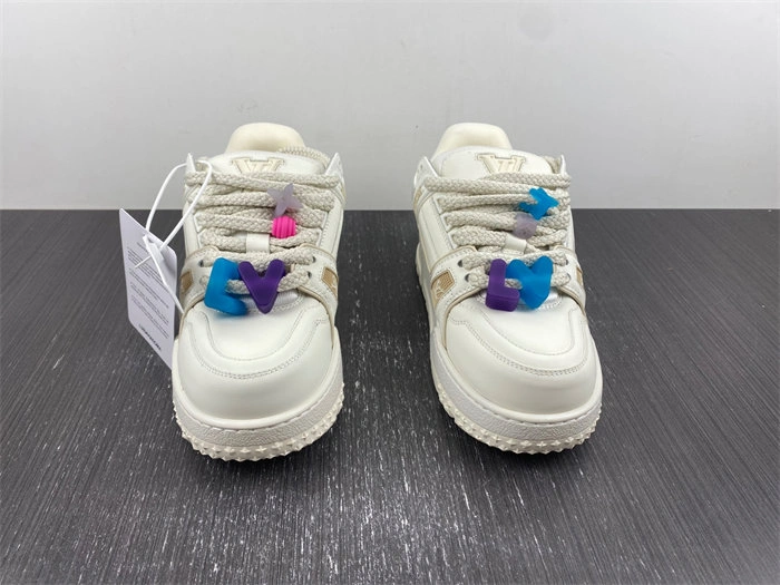 Rep MAX WaterResistant Luis Vitton LV Trainer Maxi White 1AB8RN 1709