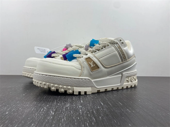 Rep MAX WaterResistant Luis Vitton LV Trainer Maxi White 1AB8RN 1709