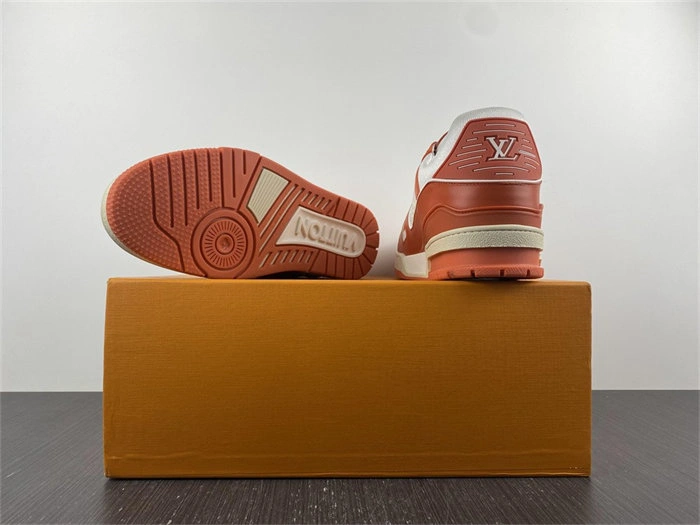 Cheap Husky Luis Vitton LV Trainer Orange 1A811N ZeroBulk 2149