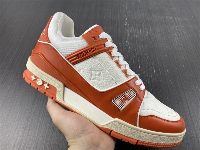 Cheap Husky Luis Vitton LV Trainer Orange 1A811N ZeroBulk 2149