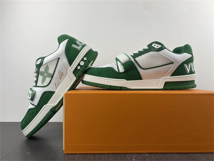Rep Husky Luis Vitton Trainer Green 1A98V Contemporary 2148