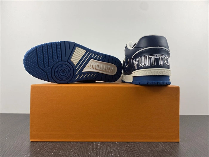 Luis Vitton Trainer Navy Mesh  1A9DEG EasyCare 2155