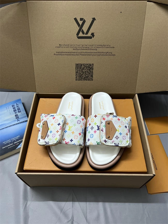 Affordable Lv Slipper Orginal Colorful 5575