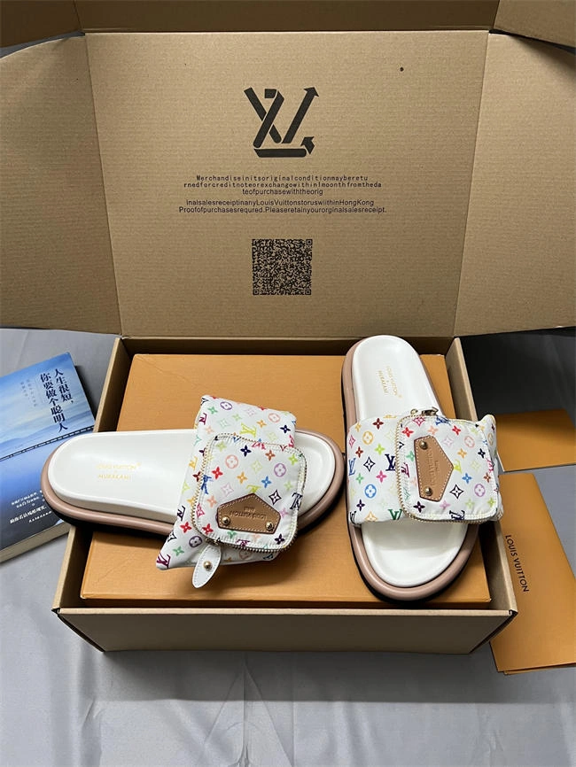 Affordable Lv Slipper Orginal Colorful 5575