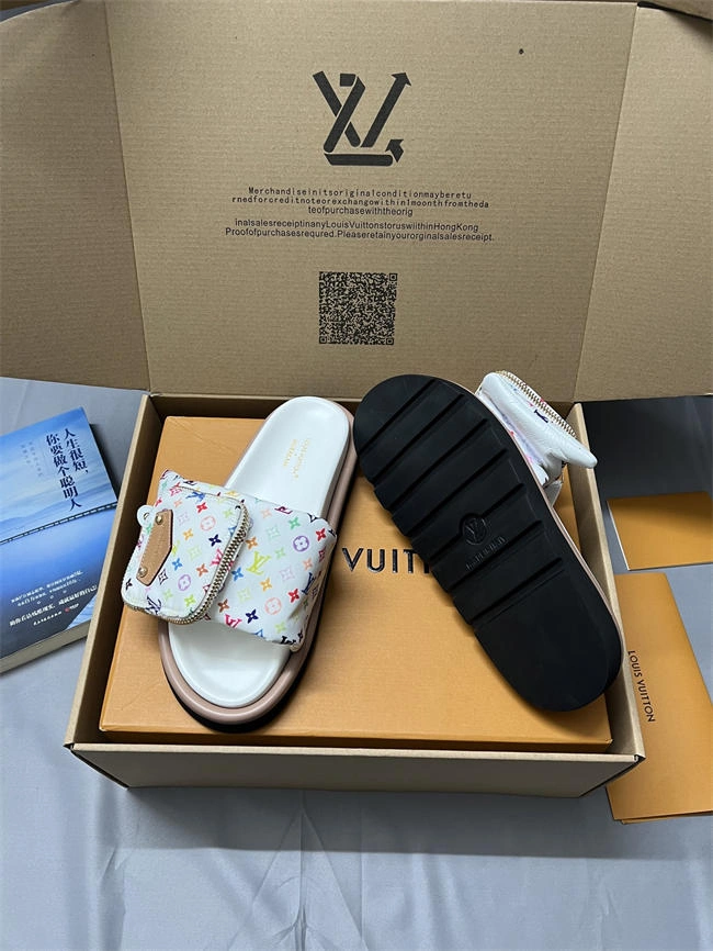 Affordable Lv Slipper Orginal Colorful 5575