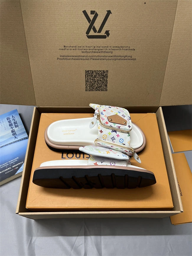 Affordable Lv Slipper Orginal Colorful 5575
