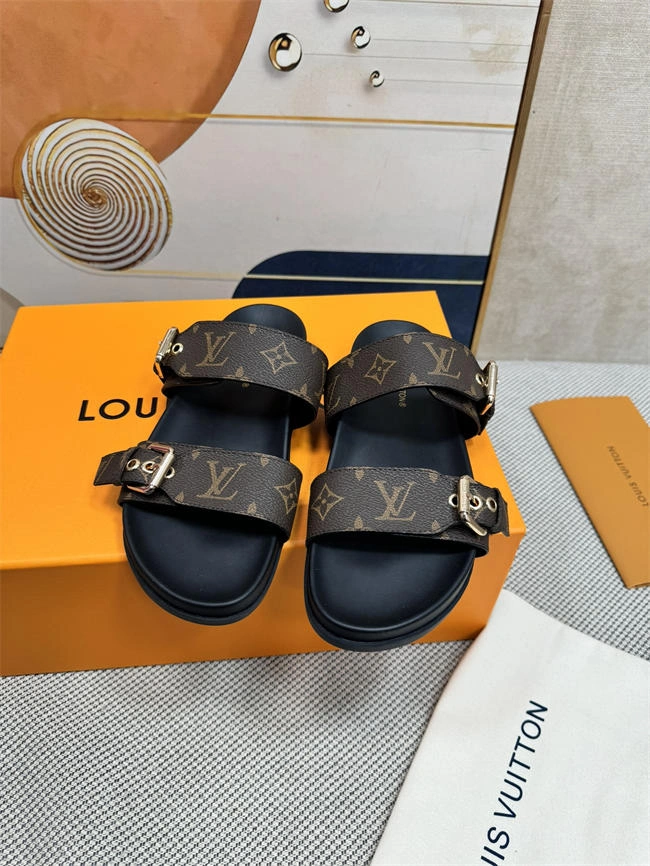 Cheap Hot Lv Slipper Orginal Comfortable 5558