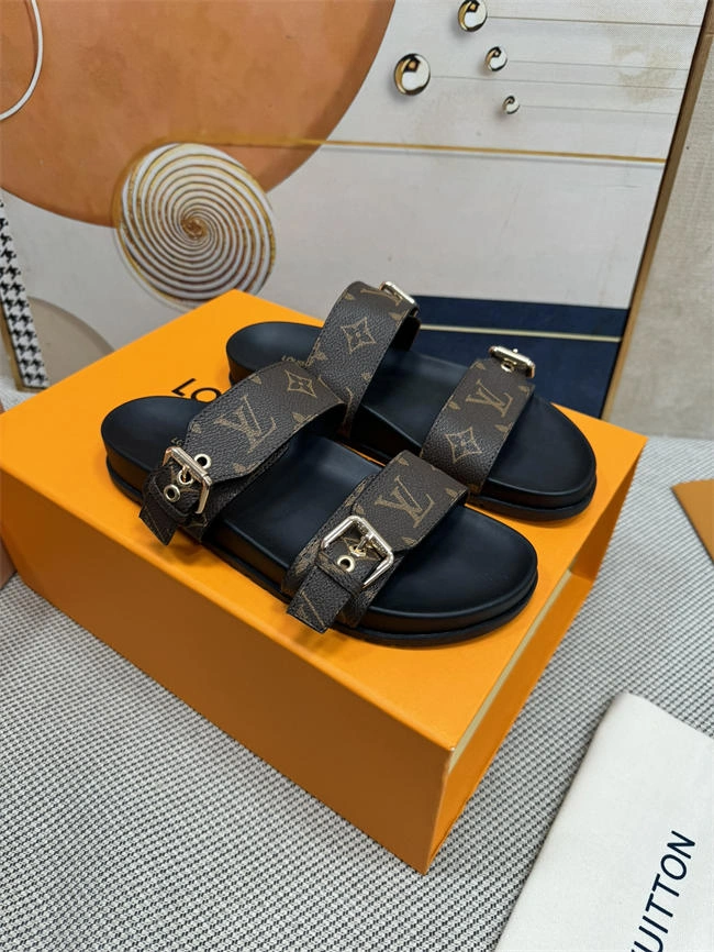 Cheap Hot Lv Slipper Orginal Comfortable 5558