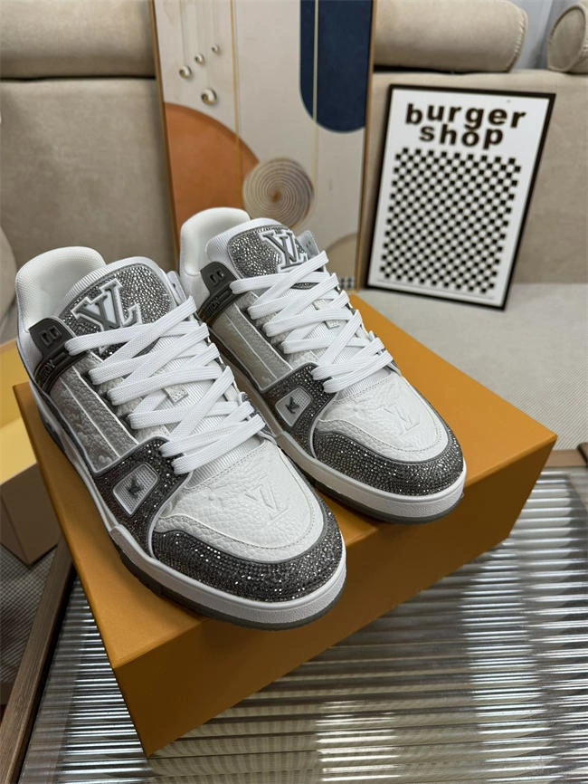 Cheap Hot Lv Trainer Sneaker WeatherProof 2011