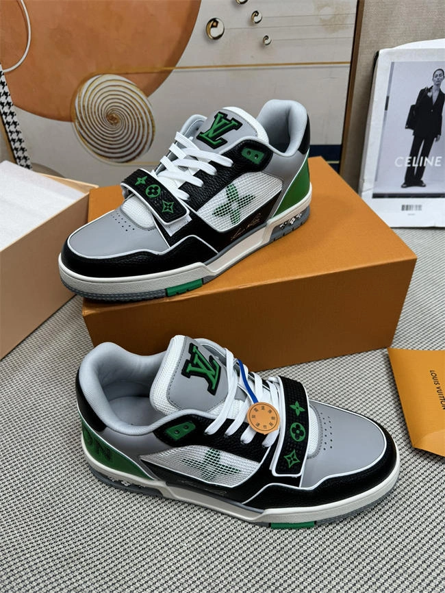 Aaa replica bags Sophisticated Lv Trainer Sneaker 2019