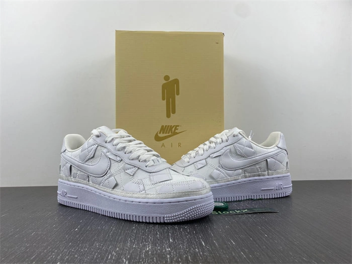 Cheap Palace Supportive Nike Air Force 1 Low SP Billie Eilish Triple White DZ3674- 5121