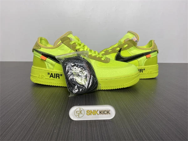 Cheap Nike Air Force 1 LowOff-White Volt  AO4606- BestValue 5096