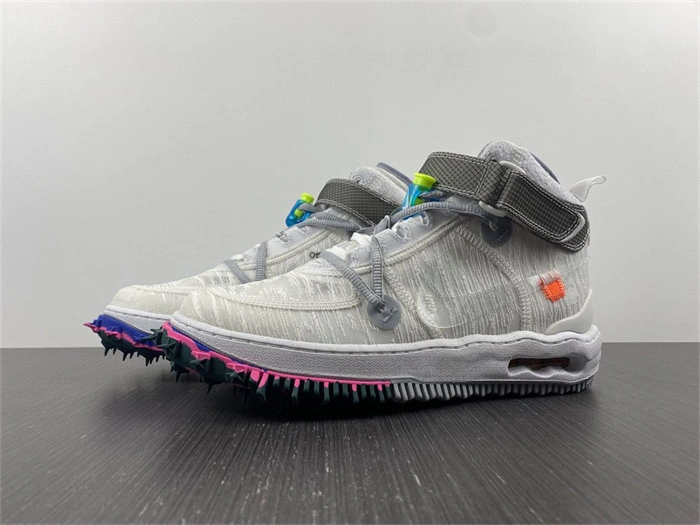 Cheap Affordable Nike Air Force 1 Mid Off-White White DO6290- 5093