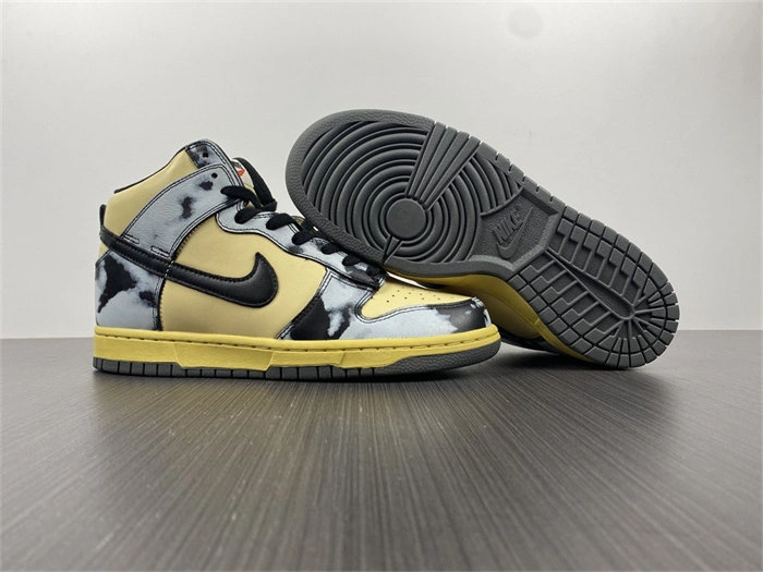 Tony Luxuries Elegant Nike Dunk High 1985 Black Acid Wash DD9404- 4780
