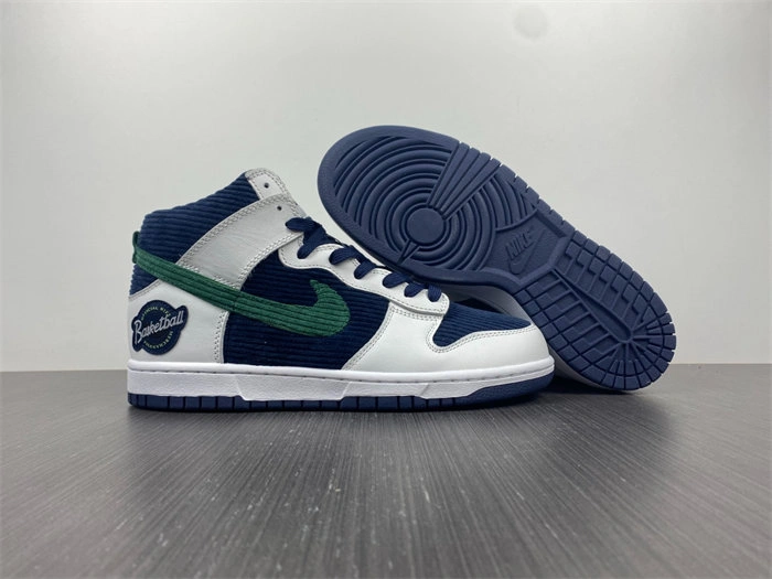Tony Luxuries SunProtective Nike Dunk High Sports Specialties White Navy DH0953- 4776