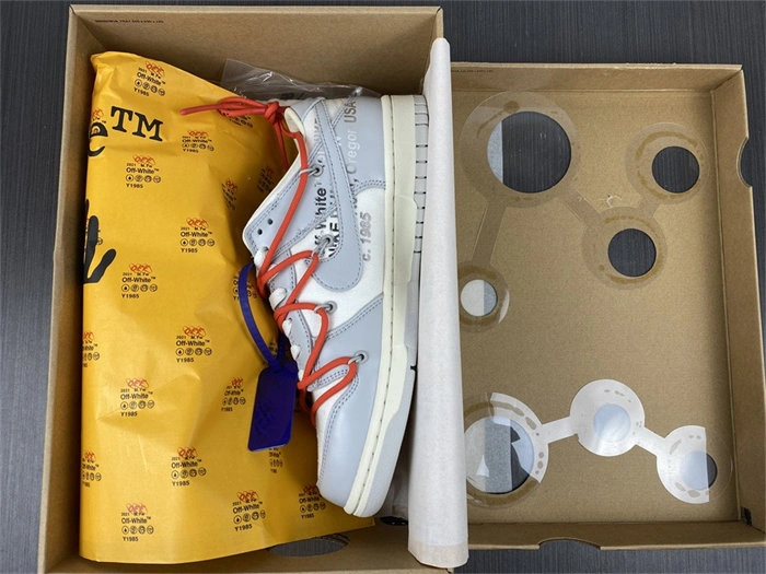 Cheap Durable Nike Dunk Low Off-White Lot 23 DM1602- 5087