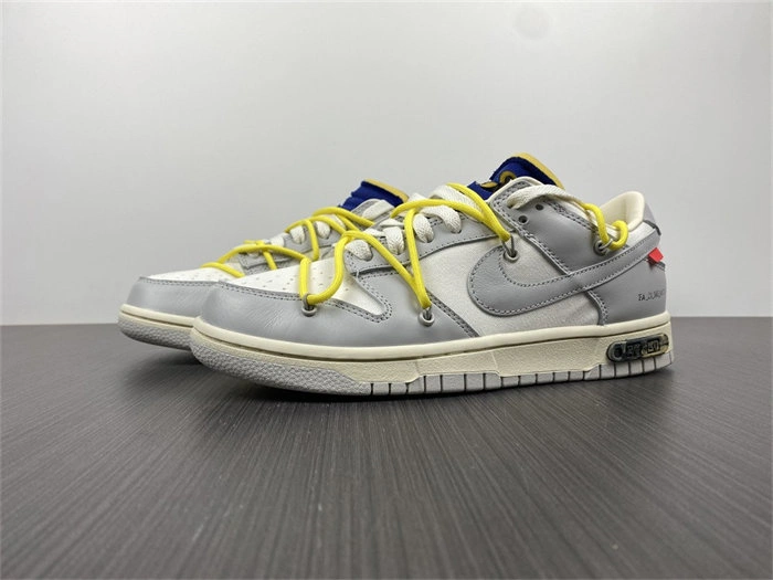 Cheap Nike Dunk Low Off-White Lot 27 DM1602- WaterResistant 5080