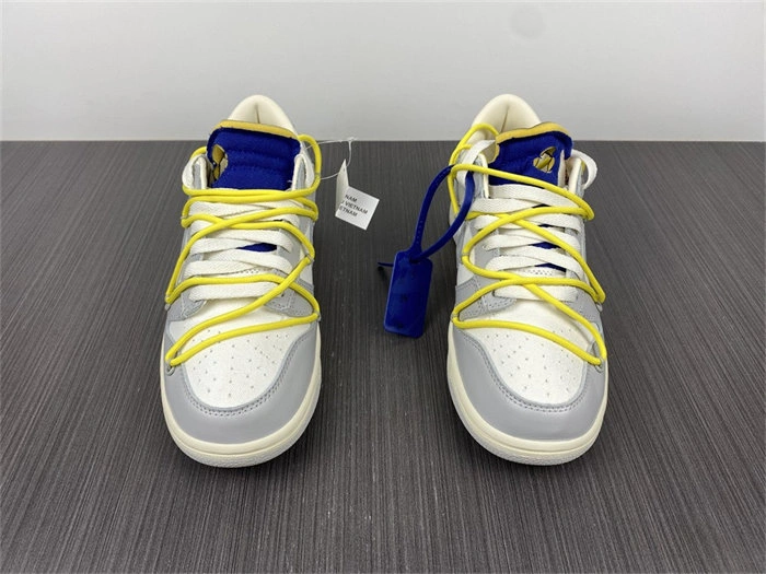 First bag ru Nike Dunk Low Off-White Lot 27 DM1602- WaterResistant 5080