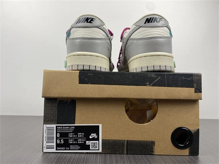 Cheap GoodFit Nike Dunk Low Off-White Lot 30 DM1602- 5047
