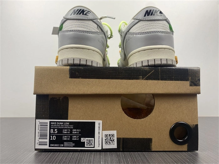 Cheap Packable Nike Dunk Low Off-White Lot 43 DM1602- 5085