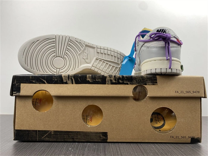 Cheap WrinkleFree Nike Dunk Low Off-White Lot 47 DM1602- 5083