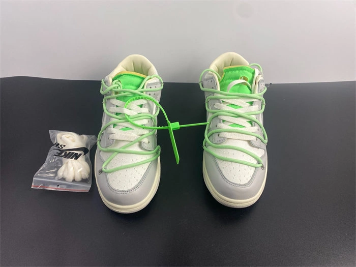 Cheap Practical Nike Dunk Low Off-White Lot 7 DM1602- 5068