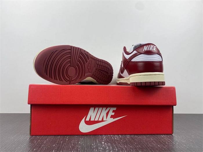 Aaa replica bags Nike Dunk Low PRM Vintage Team Red FJ4555- Elegant 4590