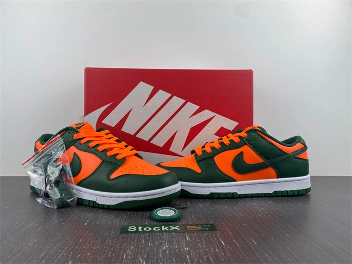 Cheap Palace Nike Dunk Low Retro Miami Hurricanes  DD1391- Practical 4673