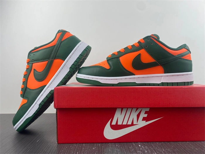 Cheap Palace Nike Dunk Low Retro Miami Hurricanes  DD1391- Practical 4673
