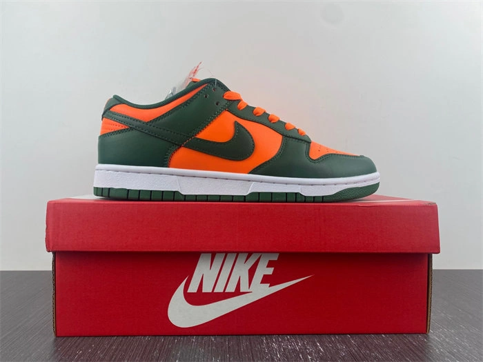 Cheap Palace Nike Dunk Low Retro Miami Hurricanes  DD1391- Practical 4673