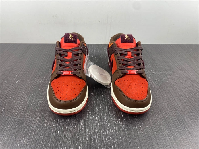 Rep TBK Nike Dunk Low Retro PRM Year of the Rabbit Light Crimson FD4203- EyeCatching 4630