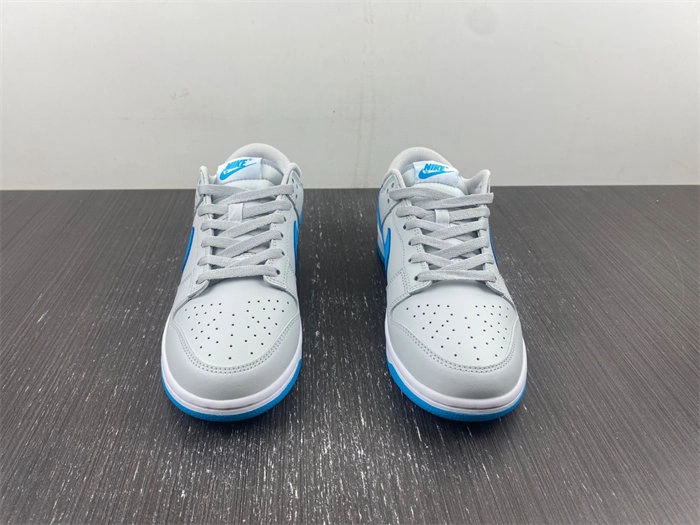 HYPE WrinkleFree Nike Dunk Low Retro Pure Platinum Blue Lightning DV0831- 4628