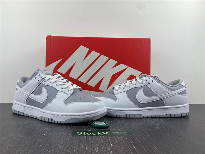 Rep UrbanChic Nike Dunk Low Retro White Grey  DJ6188- 4672