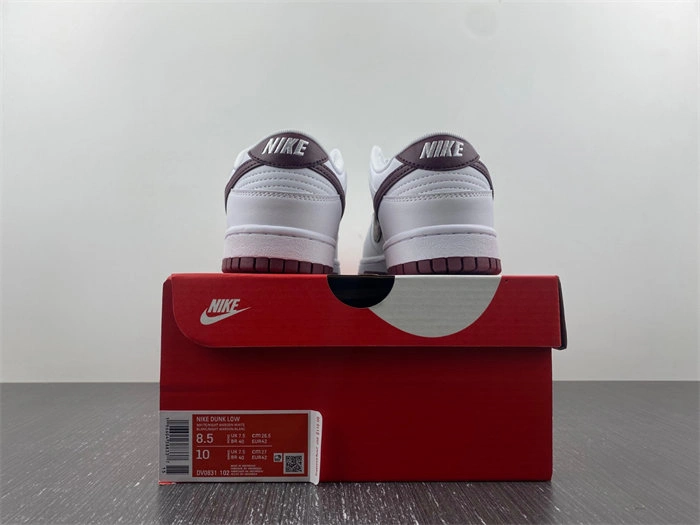 Cheap Contemporary Nike Dunk Low Retro White Night Maroon dv0831- 4600