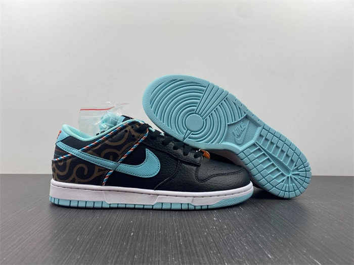 Rep TimelessDesign Nike Dunk Low SE Barber Shop Black dh7614- 4752