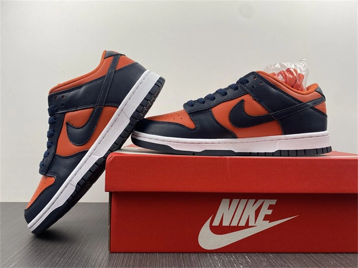Cheap MAX Nike Dunk Low SP Champ Colors University Orange Marine CU1727- Refined 4840